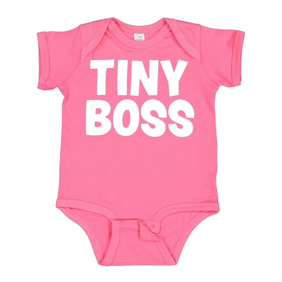Inktastic Tiny Boss Boys or Girls Baby Bodysuit