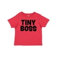 thumbnail image 1 of Inktastic Tiny Boss Boys or Girls Baby T-Shirt, 1 of 5