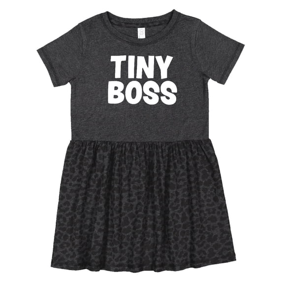 Inktastic Tiny Boss Girls Toddler Dress