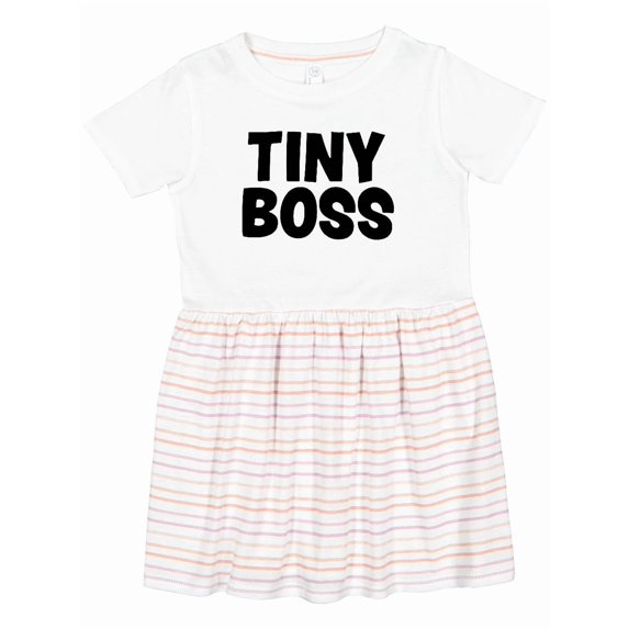 Inktastic Tiny Boss Girls Toddler Dress