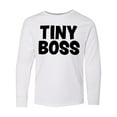 thumbnail image 1 of Inktastic Tiny Boss Long Sleeve Youth T-Shirt, 1 of 5