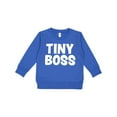 thumbnail image 1 of Inktastic Tiny Boss Toddler Sweatshirt, 1 of 4