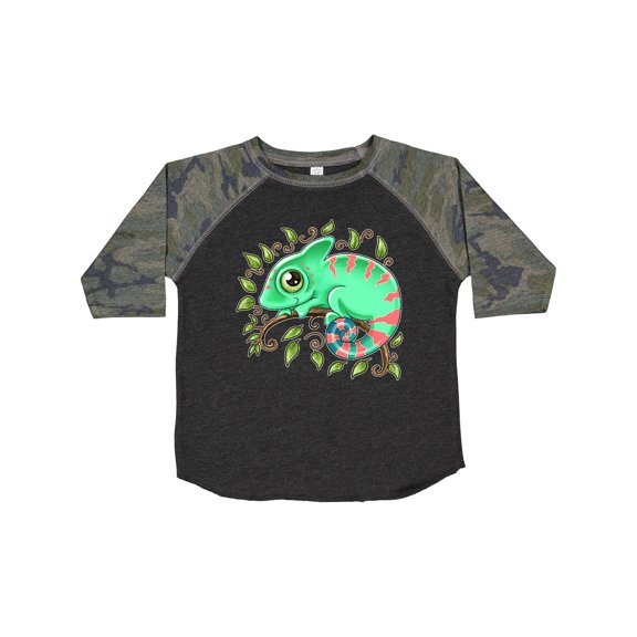 Inktastic Tiny, Cute Chameleon Boys or Girls Toddler T-Shirt