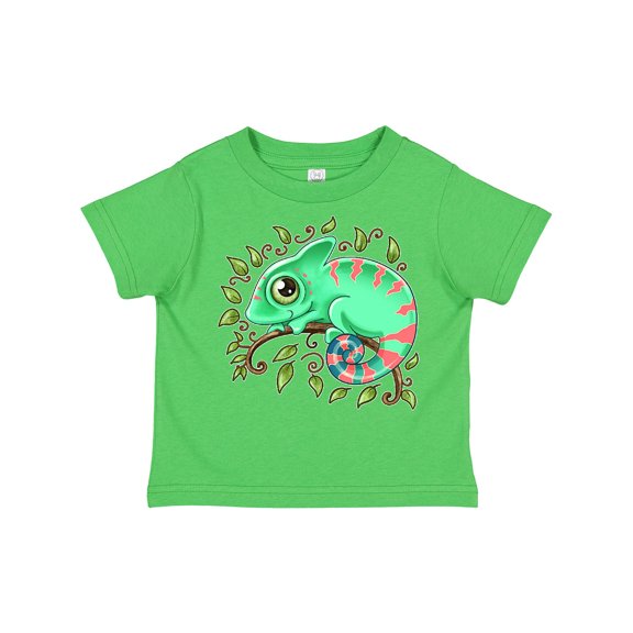 Inktastic Tiny, Cute Chameleon Boys or Girls Toddler T-Shirt