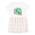thumbnail image 1 of Inktastic Tiny, Cute Chameleon Girls Toddler Dress, 1 of 5