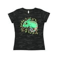 thumbnail image 1 of Inktastic Tiny, Cute Chameleon Women's T-Shirt, 1 of 5