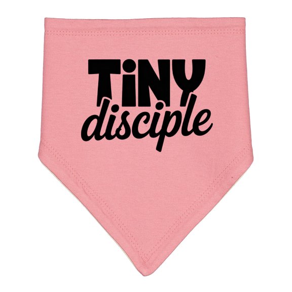 Inktastic Tiny Disciple Religious Baby Bandana Bib