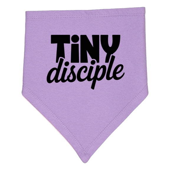 Inktastic Tiny Disciple Religious Baby Bandana Bib
