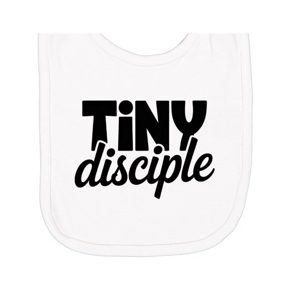 Inktastic Tiny Disciple Religious Newborn Bib