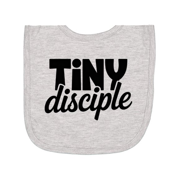 Inktastic Tiny Disciple Religious Newborn Bib