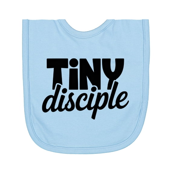 Inktastic Tiny Disciple Religious Newborn Bib