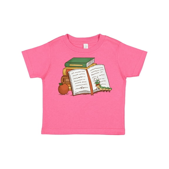 Inktastic Tiny Library Bookworm Boys or Girls Toddler T-Shirt