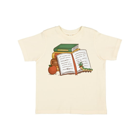 Inktastic Tiny Library Bookworm Boys or Girls Toddler T-Shirt
