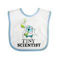 thumbnail image 1 of Inktastic Tiny Scientist Cute Chemist Boys or Girls Baby Bib, 1 of 4