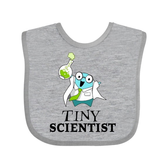 Inktastic Tiny Scientist Cute Chemist Boys or Girls Baby Bib