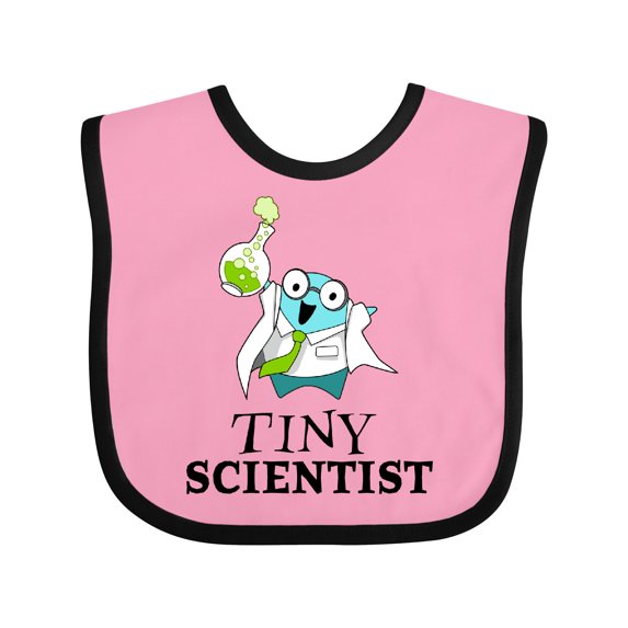 Inktastic Tiny Scientist Cute Chemist Boys or Girls Baby Bib