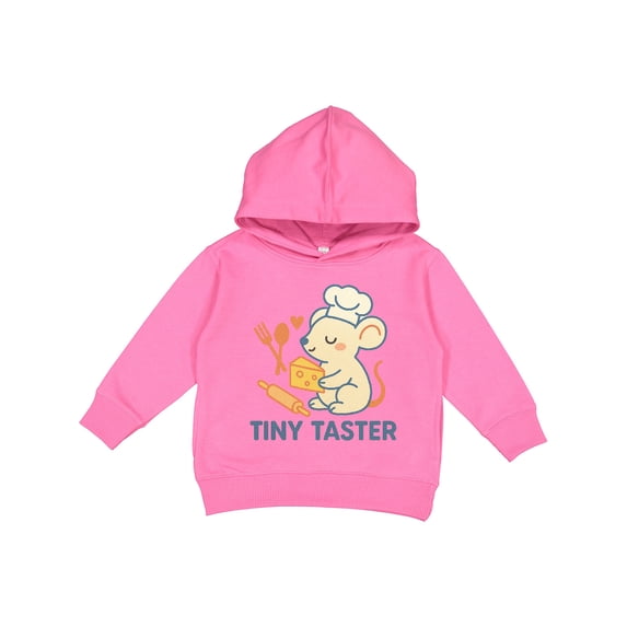 Inktastic Tiny Taster Chef Mouse with Cheese Toddler Hoodie