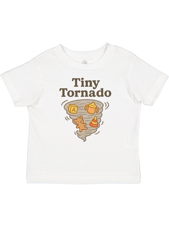 Tiny Tornado Baby Funny Boys or Girls Baby T-Shirt
