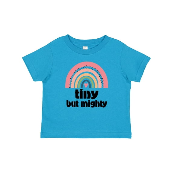 Inktastic Tiny but Mighty Rainbow Nicu Girls Baby T-Shirt