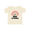 thumbnail image 1 of Inktastic Tiny but Mighty Rainbow Nicu Girls Baby T-Shirt, 1 of 5