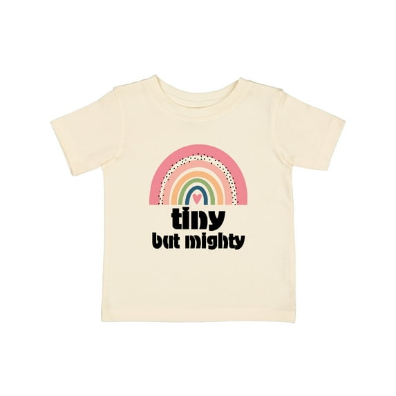Inktastic Tiny but Mighty Rainbow Nicu Girls Baby T-Shirt