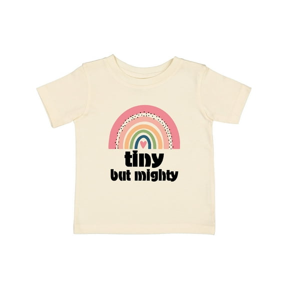 Inktastic Tiny but Mighty Rainbow Nicu Girls Baby T-Shirt