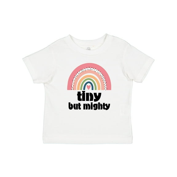 Inktastic Tiny but Mighty Rainbow Nicu Girls Baby T-Shirt