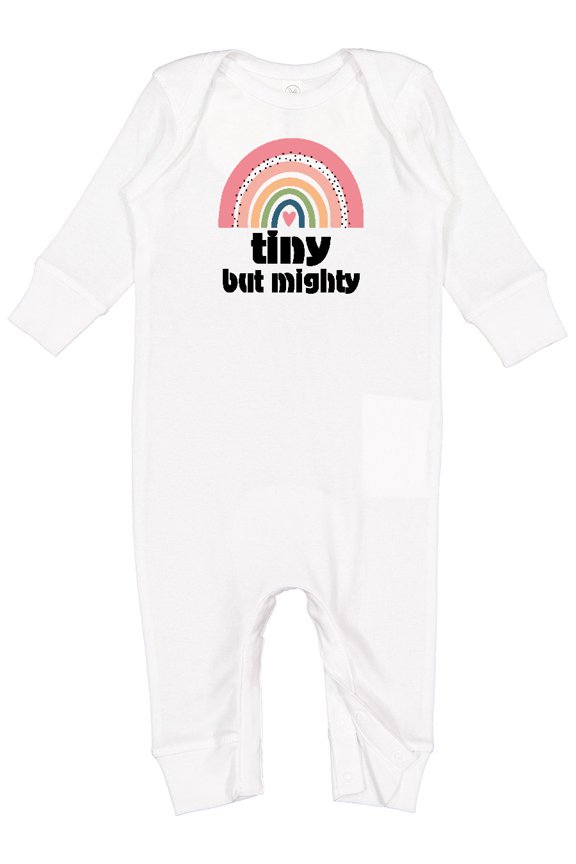 Tiny but Mighty Rainbow Nicu Baby Romper Coveralls