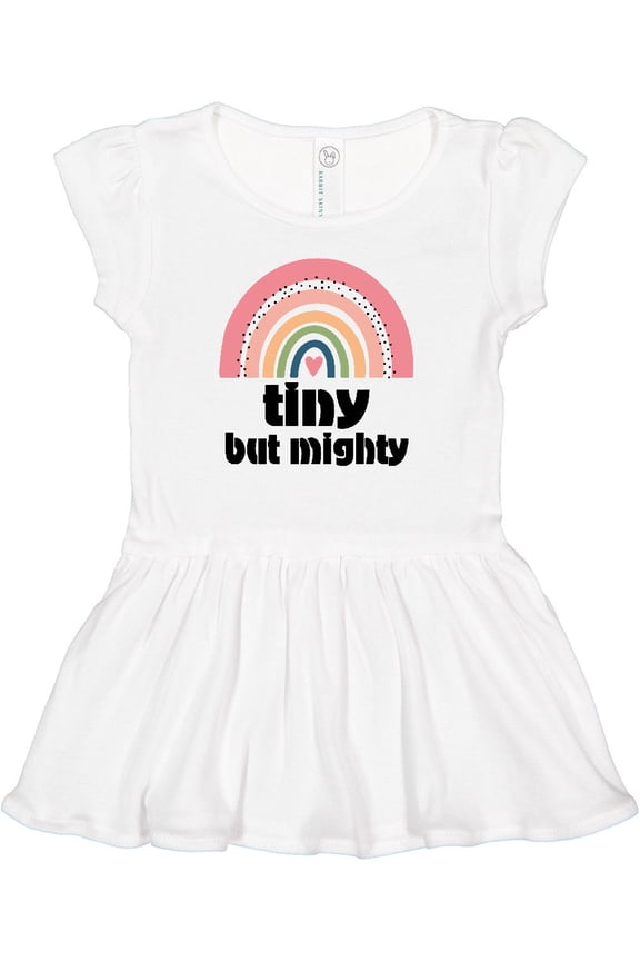 Tiny but Mighty Rainbow Nicu Girls Baby Dress
