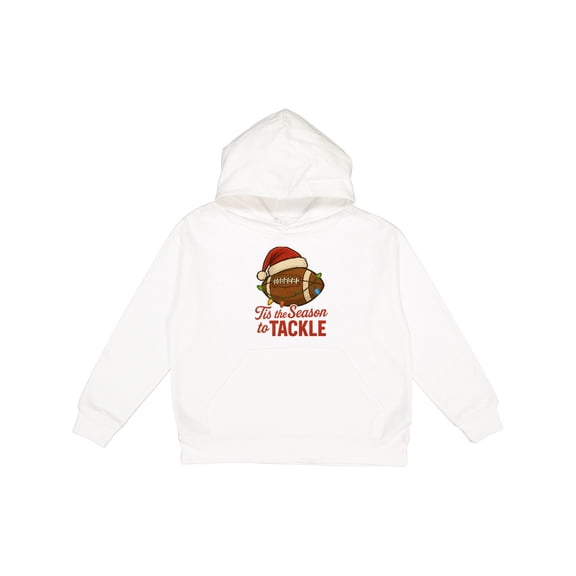 Inktastic Tis the Season to Tackle Football Christmas Youth Hoodie Sweatshirt