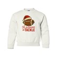 thumbnail image 1 of Inktastic Tis the Season to Tackle Football Christmas Youth Sweatshirt, 1 of 4