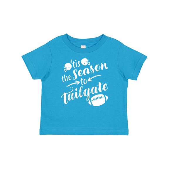 Inktastic Tis the Season to Tailgate with Helmets and Football Boys or Girls Baby T-Shirt