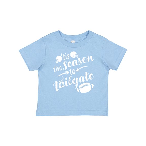 Inktastic Tis the Season to Tailgate with Helmets and Football Boys or Girls Baby T-Shirt
