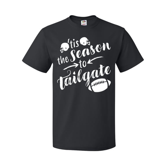 Inktastic Tis the Season to Tailgate with Helmets and Football T-Shirt