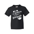 thumbnail image 1 of Inktastic Tis the Season to Tailgate with Helmets and Football Youth T-Shirt, 1 of 5