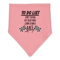 thumbnail image 1 of Inktastic To Do List Funny Racing for Baby Baby Bandana Bib, 1 of 4