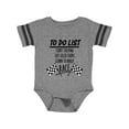 thumbnail image 1 of Inktastic To Do List Funny Racing for Baby Boys or Girls Baby Bodysuit, 1 of 4