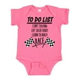 thumbnail image 1 of Inktastic To Do List Funny Racing for Baby Boys or Girls Baby Bodysuit, 1 of 5