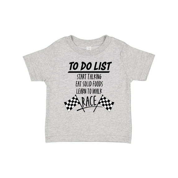 Inktastic To Do List Funny Racing for Baby Boys or Girls Baby T-Shirt