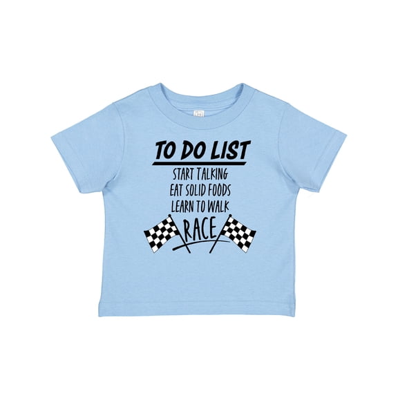 Inktastic To Do List Funny Racing for Baby Boys or Girls Baby T-Shirt