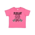 thumbnail image 1 of Inktastic To Do List Funny Racing for Baby Boys or Girls Baby T-Shirt, 1 of 5