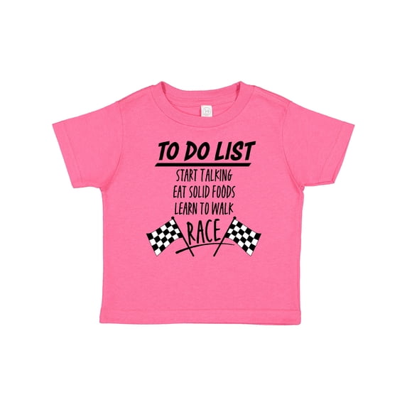 Inktastic To Do List Funny Racing for Baby Boys or Girls Baby T-Shirt