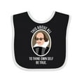 thumbnail image 1 of Inktastic To Thine Own Self Be True Shakespeare Boys or Girls Baby Bib, 1 of 4