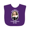 thumbnail image 1 of Inktastic To Thine Own Self Be True Shakespeare Boys or Girls Baby Bib, 1 of 4