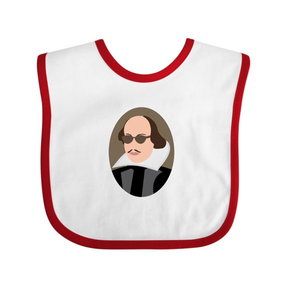 Inktastic To Thine Own Self Be True Shakespeare Boys or Girls Baby Bib