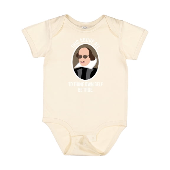Inktastic To Thine Own Self Be True Shakespeare Boys or Girls Baby Bodysuit