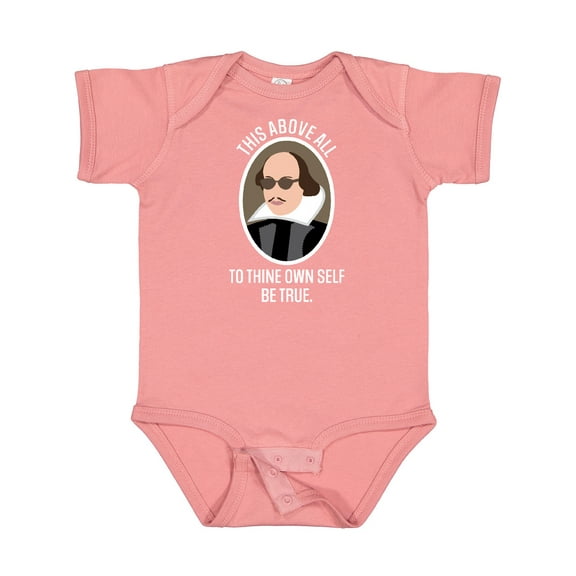 Inktastic To Thine Own Self Be True Shakespeare Boys or Girls Baby Bodysuit