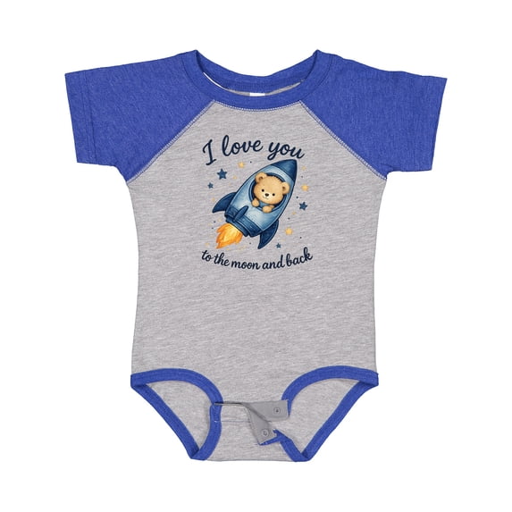 Inktastic To the Moon Baby Boys or Girls Baby Bodysuit