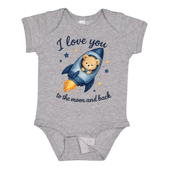 Inktastic To the Moon Baby Boys or Girls Baby Bodysuit