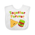thumbnail image 1 of Inktastic Together Forever Chips and Salsa Boys or Girls Baby Bib, 1 of 4